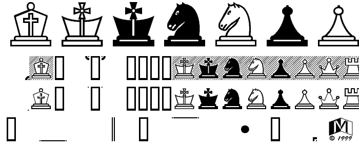 Chess Lucena font